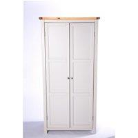 Cabinet Bits Argenta 2 Door Wardrobe Chrome Knob in Light Grey