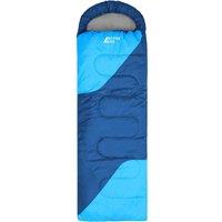 Active Era Premium Lightweight Waterproof Sleeping Bag - Compact 250GSM for Mild Weather in Blue | Size: Single