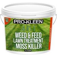 ProKleen 4 in 1 Weed & Feed Lawn Treatment with Moss Killer - 1 x 2.5KG in Green