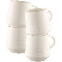 Belleek Living 'Zephyr' Mug Set of 4 in White
