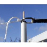 Sail Shade Pole Kit with Included Guy Rope 2.5m