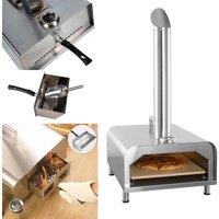 Pizza Oven Charcoal Grilling Machine with Stainless Steel Body and Handle for Superfast BBQ Cooking Suckling Pig Grill Barbeque