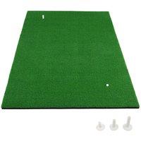 Golf Hitting Mat Standard Real Feel Golf Practice Mat w/ Synthetic Turf