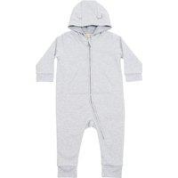 Larkwood Fleece All-In-One Nightwear in Grey | Size: 6-12 m