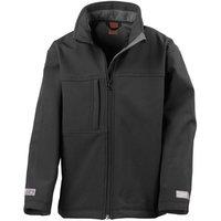 Result Classic Soft Shell Jacket in Black | Size: 3-4 Years