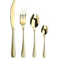 Arthur Price 'Champagne Avalon' Stainless Steel 16 Piece 4 Person Gift Boxed Cutlery Set in Gold