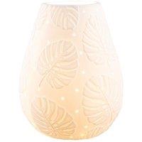 Belleek Living 'Tropical' Luminaire Lamp in White | Size: 10 inches