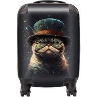 Warren Reed - Designer Shorthair Cat Splashart Suitcase | Size: Small
