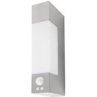 Netlighting Litus LED Outdoor Wall Light Stainless Steel IP44 in Grey