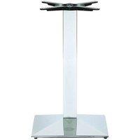netfurniture Nuton Square Base Table Base in Silver