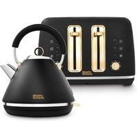 Morphy Richards Accents Kettle & Toaster Set in Black