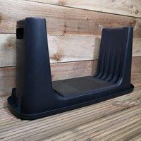 Samuel Alexander 2 in 1 Grey Plastic Garden Kneeler & Stool with Storage Area