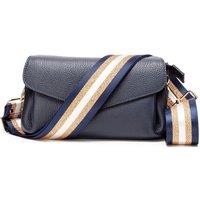 Elie Beaumont Women's Envelope Bag Navy with Navy Copper Strap