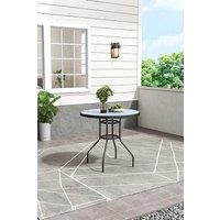 Garden Round Tempered Glass Coffee Dining Table