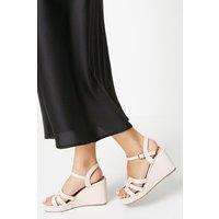 Rennes Covered Wedge High Heel Sandals