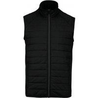 Proact Men's Twin Fabric Sports Gilet in Black | Size: 2XL