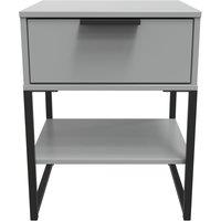 Ready Assembled 2 U Madrid Double Open Unit (Ready Assembled) in Dark Grey