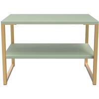 Ready Assembled 2 U Madrid Lamp Table (Ready Assembled) in Pale Green