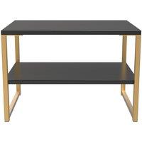 Ready Assembled 2 U Madrid Lamp Table (Ready Assembled) in Black