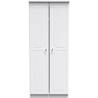 Ready Assembled 2 U Stratford 2 Door Wardrobe (Ready Assembled) in White