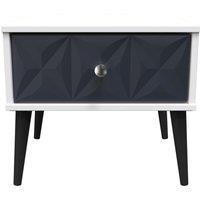 Ready Assembled 2 U Toledo 1 Drawer Side Table (Ready Assembled) in Dark Blue