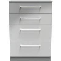 Ready Assembled 2 U Chester 4 Drawer Deep Chest (Ready Assembled) in Dark Grey