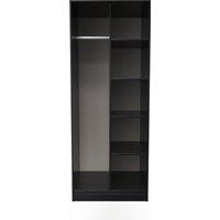 Ready Assembled 2 U Fuji Open Wardrobe (Ready Assembled) in Black
