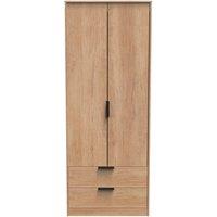 Ready Assembled 2 U Fuji 2 Door 2 Drawer Wardrobe (Ready Assembled) in Natural