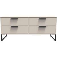 Ready Assembled 2 U Fuji 4 Drawer Bed Box (Ready Assembled) in Taupe
