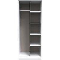 Ready Assembled 2 U Toledo Open Wardrobe (Ready Assembled) in White