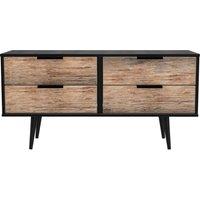 Ready Assembled 2 U Fuji 4 Drawer Bed Box (Ready Assembled) in Walnut