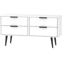 Ready Assembled 2 U Fuji 4 Drawer Bed Box (Ready Assembled) in White
