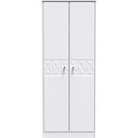 Ready Assembled 2 U Toledo 2 Door Wardrobe (Ready Assembled) in White