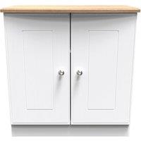 Ready Assembled 2 U Albert 2 Door Cab(Ready Assembled) in White