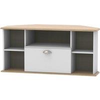 Ready Assembled 2 U Albert Corner TV Unit (Ready Assembled) in Grey