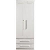 Ready Assembled 2 U Ripon 2 Door 2 Drawer Wardrobe (Ready Assembled) in Light Grey