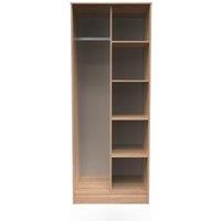 Ready Assembled 2 U Fuji Open Wardrobe (Ready Assembled) in Off-White