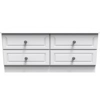 Ready Assembled 2 U Kendal 4 Drawer Bed Box (Ready Assembled) in Off-White