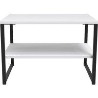 Ready Assembled 2 U Madrid Lamp Table (Ready Assembled) in White