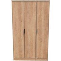 Ready Assembled 2 U Fuji 3 Door Wardrobe (Ready Assembled) in Natural