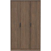 Ready Assembled 2 U Fuji 3 Door Wardrobe (Ready Assembled) in Walnut