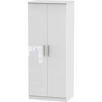 Ready Assembled 2 U Harrow 2 Door Wardrobe (Ready Assembled) in White