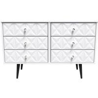 Ready Assembled 2 U Toledo 6 Drawer Chest (Ready Assembled) in White