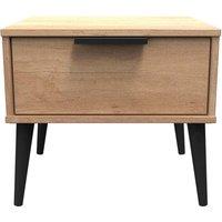 Ready Assembled 2 U Fuji 1 Drawer Side Table (Ready Assembled) in Natural
