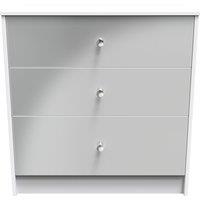 Ready Assembled 2 U Taunton 3 Drawer Deep Chest (Ready Assembled) in Dark Grey