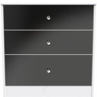 Ready Assembled 2 U Taunton 3 Drawer Deep Chest (Ready Assembled) in Black