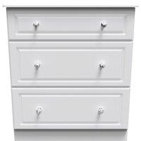 Ready Assembled 2 U Stratford 3 Drawer Deep Chest (Ready Assembled) in White