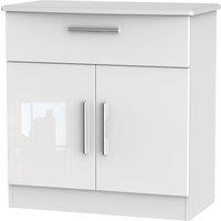 Ready Assembled 2 U Harrow 1 Drawer 2 Door Sideboard (Ready Assembled) in White