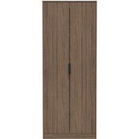 Ready Assembled 2 U Fuji 2 Door Wardrobe (Ready Assembled) in Walnut