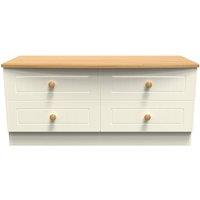 Ready Assembled 2 U Lancaster 4 Drawer Bed Box (Ready Assembled) in Cream
